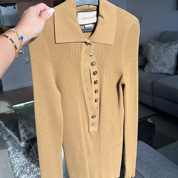 Gucci Tops - GUCCI 2022 Long Sleeve Polo